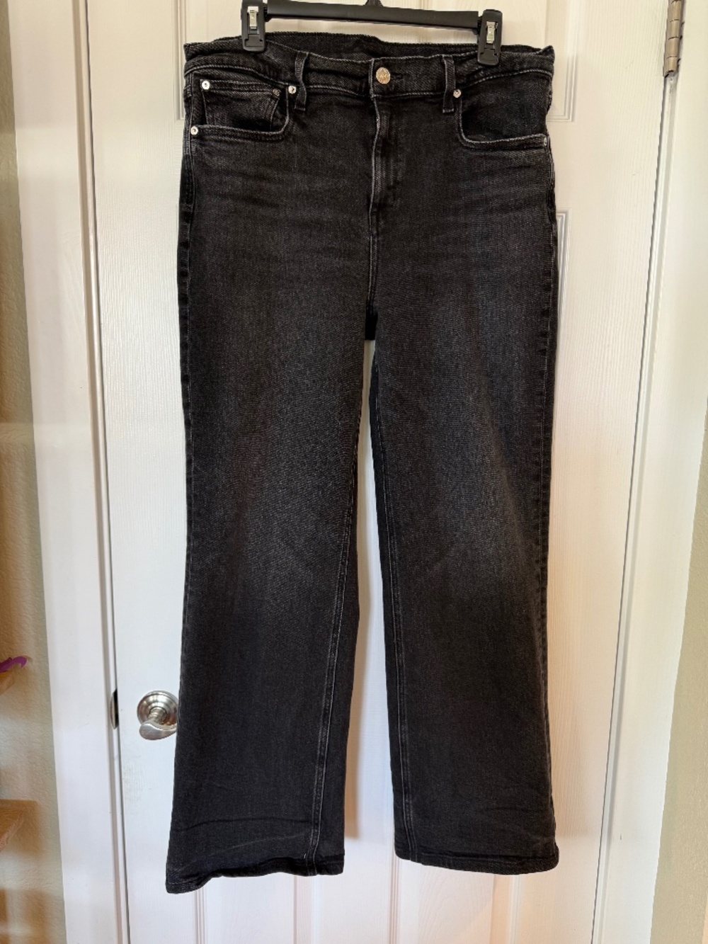AYR The Secret Sauce Jeans in Date Night/Black wash. Size 33s